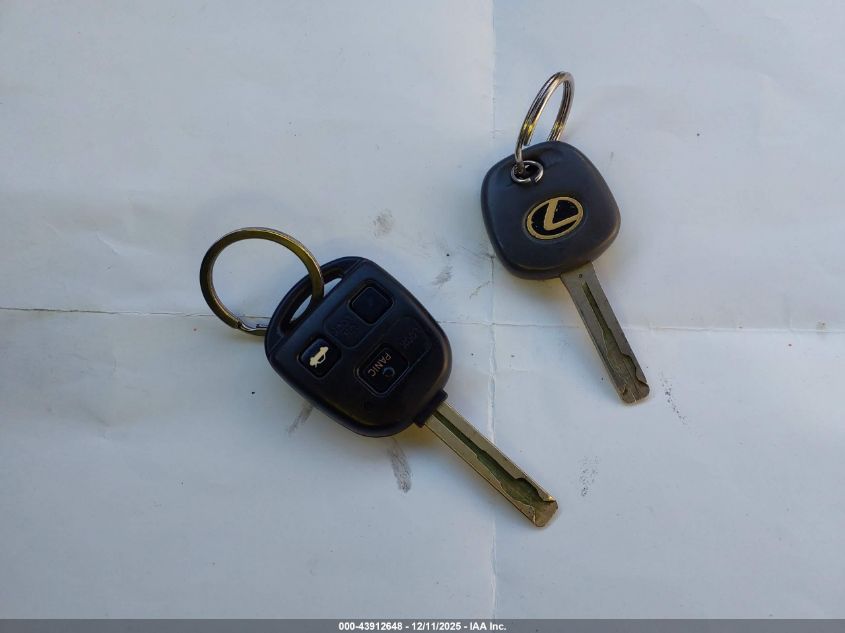 2005 Lexus Es 330 VIN: JTHBA30G855077678 Lot: 43912648