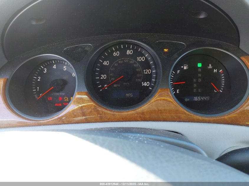 2005 Lexus Es 330 VIN: JTHBA30G855077678 Lot: 43912648