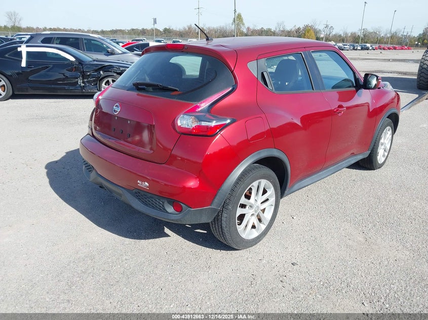 Vin: jn8af5mr7gt600200, lot: 44408271, nissan juke nismo/s/sl/sv 20164