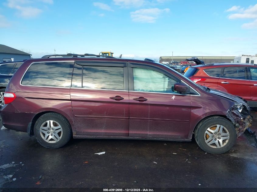 2007 Honda Odyssey Ex-L VIN: 5FNRL38717B448499 Lot: 43912698