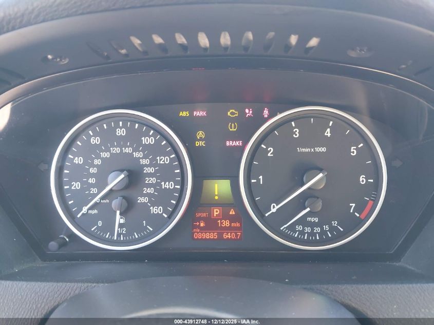 2007 BMW X5 4.8I VIN: 5UXFE83577LZ45696 Lot: 43912748