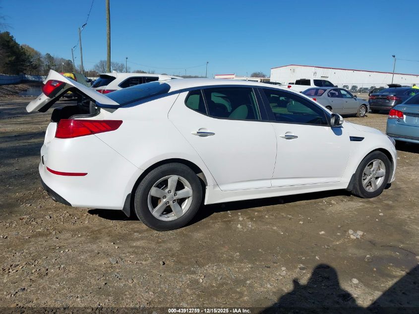 2015 Kia Optima Lx VIN: KNAGM4A77F5537690 Lot: 43912759
