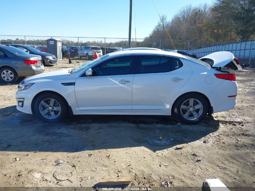 2015 Kia Optima Lx VIN: KNAGM4A77F5537690 Lot: 43912759