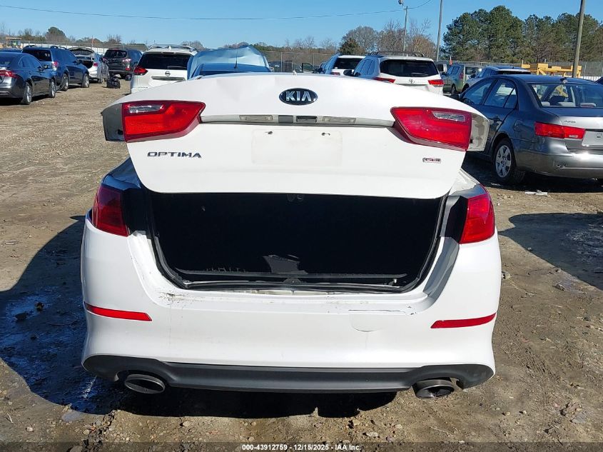 2015 Kia Optima Lx VIN: KNAGM4A77F5537690 Lot: 43912759