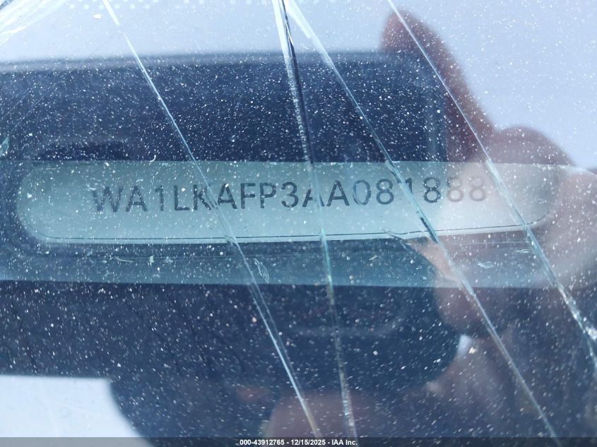 2010 Audi Q5 3.2 Premium VIN: WA1LKAFP3AA081888 Lot: 43912765