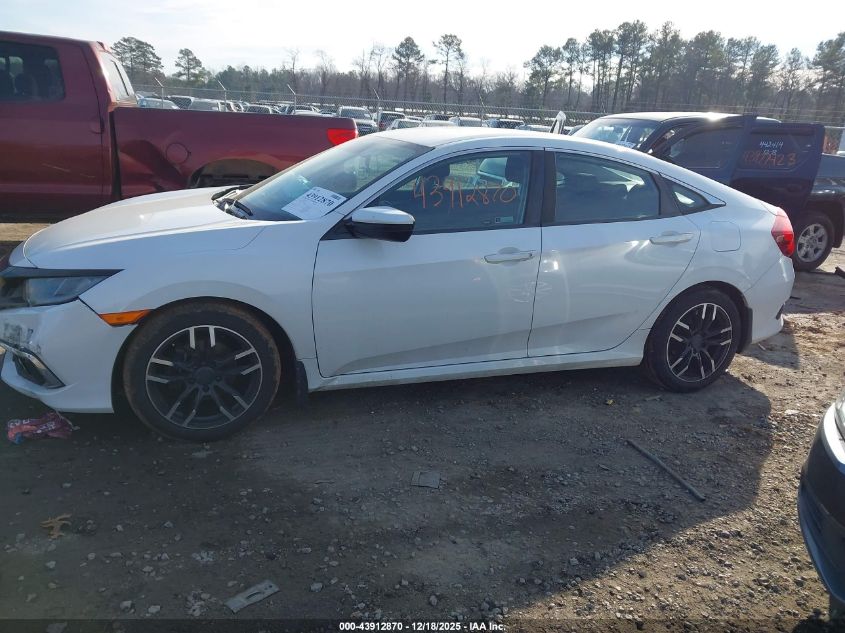 2019 Honda Civic Lx VIN: 2HGFC2F68KH551303 Lot: 43912870