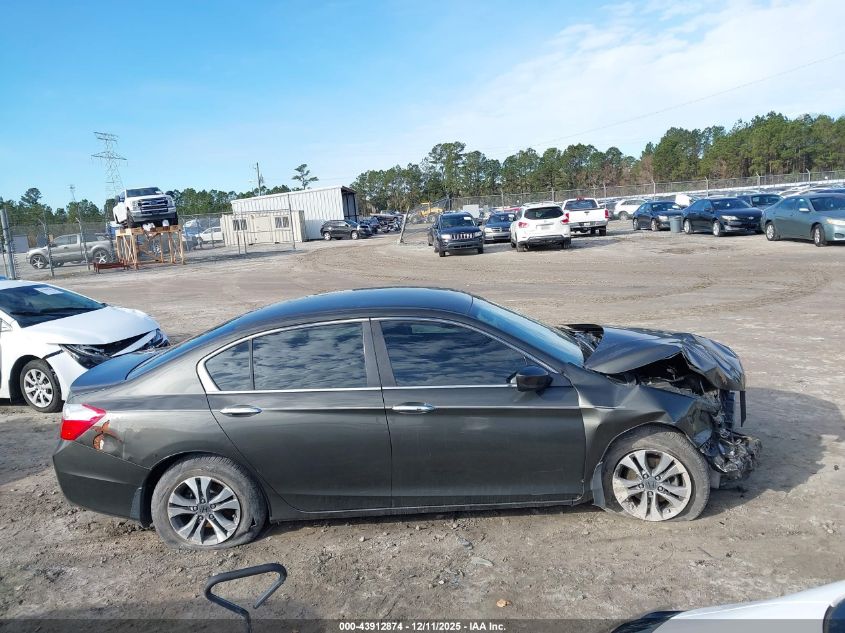 2013 Honda Accord Lx VIN: 1HGCR2F3XDA271455 Lot: 43912874