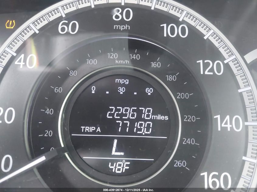 2013 Honda Accord Lx VIN: 1HGCR2F3XDA271455 Lot: 43912874