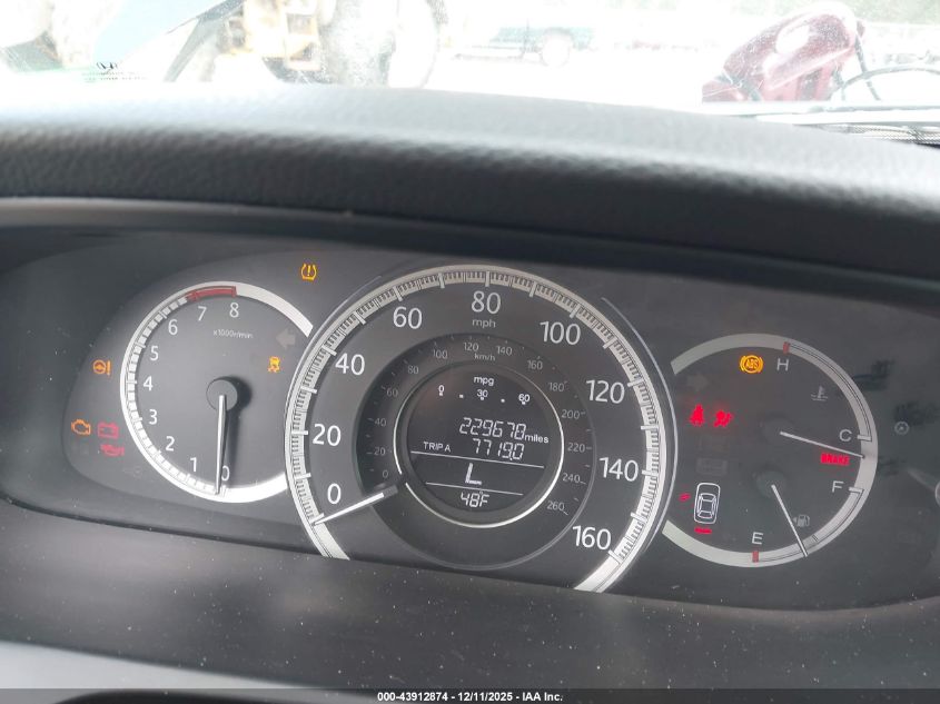 2013 Honda Accord Lx VIN: 1HGCR2F3XDA271455 Lot: 43912874