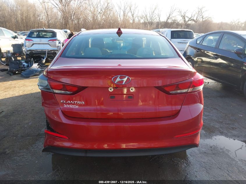 2017 Hyundai Elantra Se VIN: KMHD84LF0HU410380 Lot: 43912887