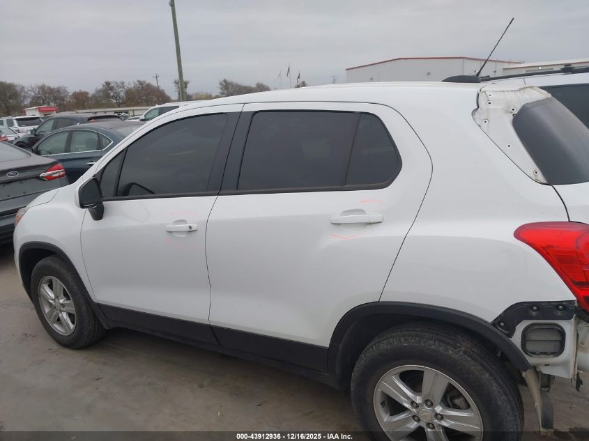 2022 Chevrolet Trax Awd Ls VIN: KL7CJNSM7NB543118 Lot: 43912936