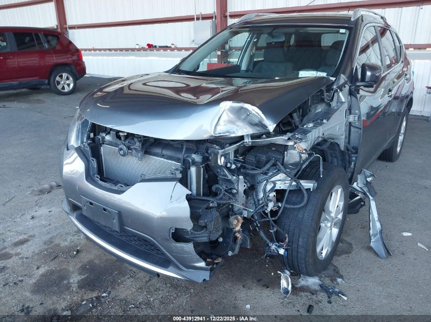 2015 Nissan Rogue Sv VIN: KNMAT2MV6FP544208 Lot: 43912941