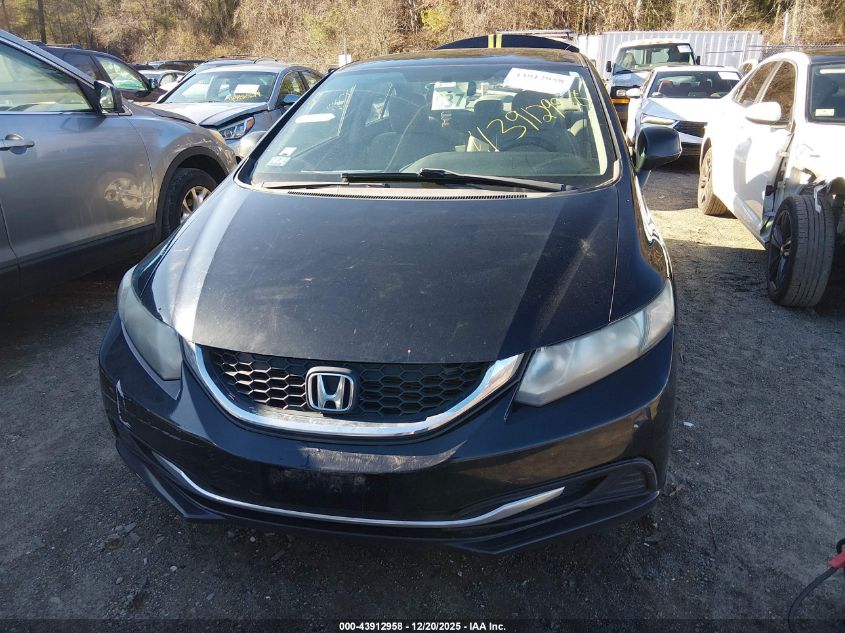 2013 Honda Civic Lx VIN: 2HGFB2F59DH300075 Lot: 43912958