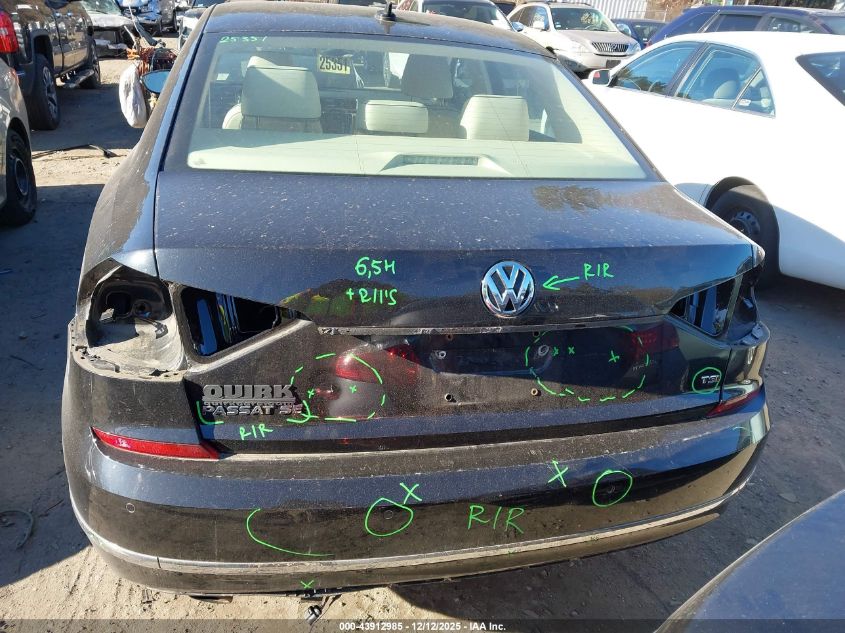 2018 Volkswagen Passat 2.0T Se VIN: 1VWBA7A39JC019473 Lot: 43912985