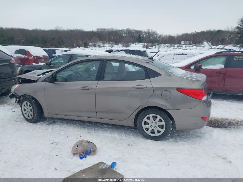 2013 Hyundai Accent Gls VIN: KMHCT4AE5DU358811 Lot: 43913060