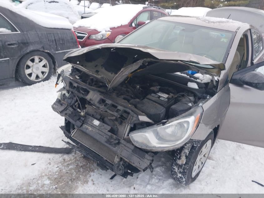 2013 Hyundai Accent Gls VIN: KMHCT4AE5DU358811 Lot: 43913060