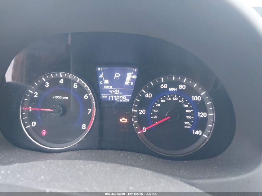 2013 Hyundai Accent Gls VIN: KMHCT4AE5DU358811 Lot: 43913060