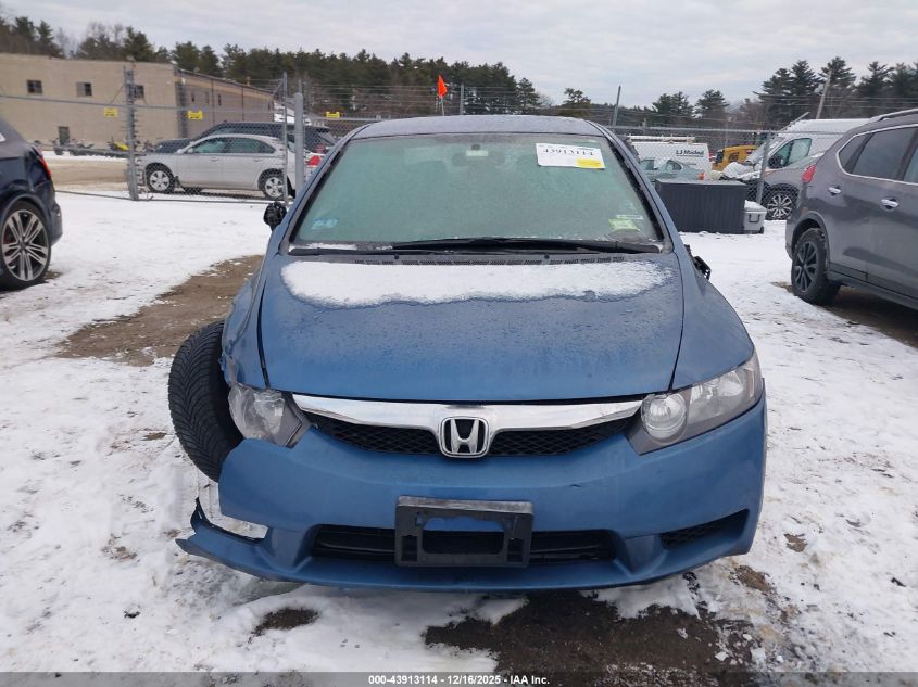 2009 Honda Civic Lx-S VIN: 19XFA16649E022080 Lot: 43913114