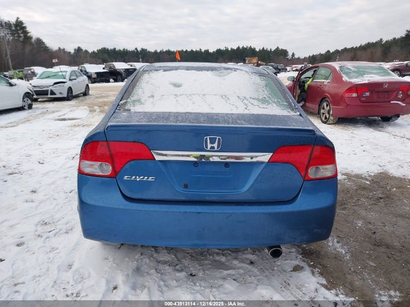 2009 Honda Civic Lx-S VIN: 19XFA16649E022080 Lot: 43913114