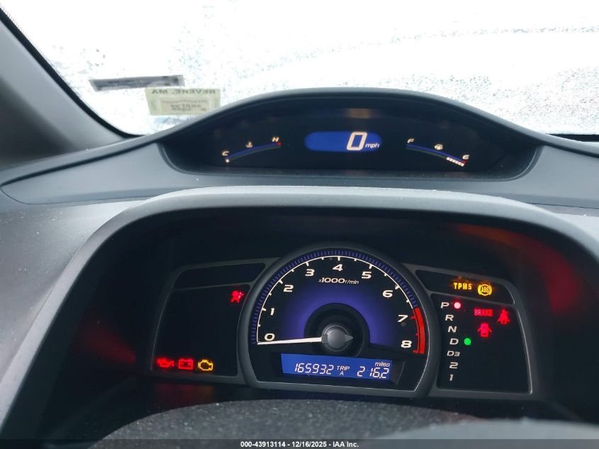 2009 Honda Civic Lx-S VIN: 19XFA16649E022080 Lot: 43913114