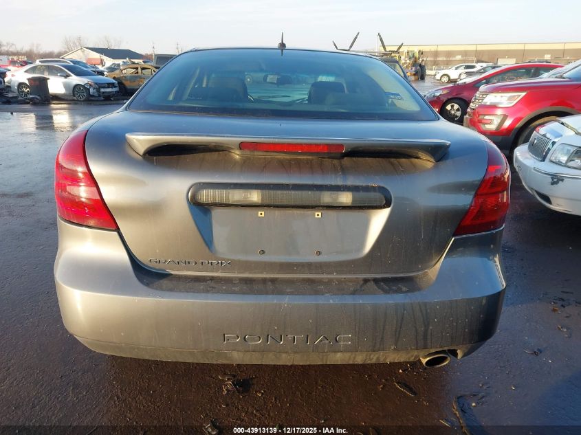 2008 Pontiac Grand Prix VIN: 2G2WP552781181583 Lot: 43913139