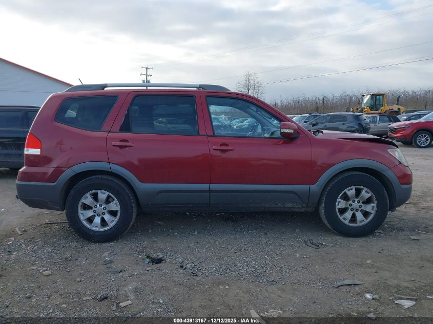 2009 Kia Borrego Ex V6 VIN: KNDJJ741395023088 Lot: 43913167