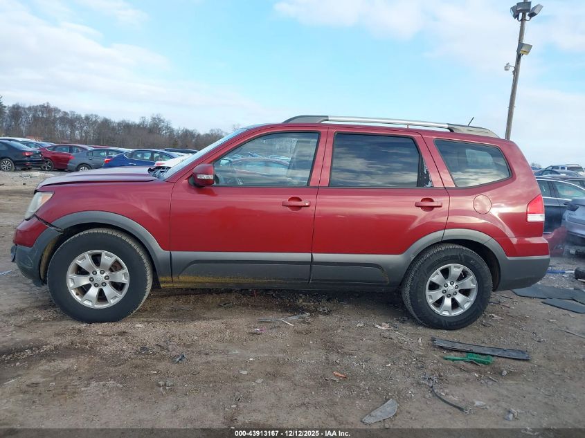 2009 Kia Borrego Ex V6 VIN: KNDJJ741395023088 Lot: 43913167