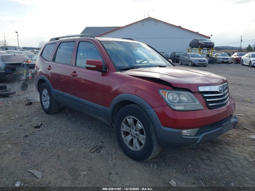 2009 Kia Borrego Ex V6 VIN: KNDJJ741395023088 Lot: 43913167