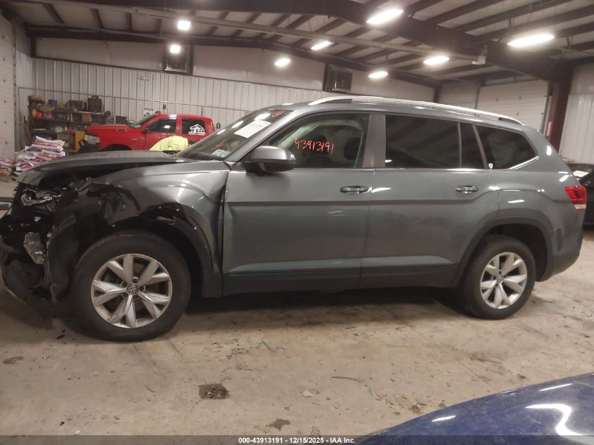 2019 Volkswagen Atlas 3.6L V6 Se VIN: 1V2LR2CA8KC589172 Lot: 43913191