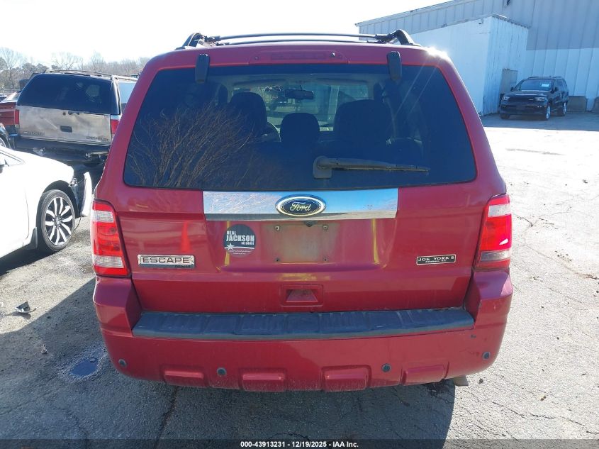 2011 Ford Escape Limited VIN: 1FMCU0E76BKA25754 Lot: 43913231