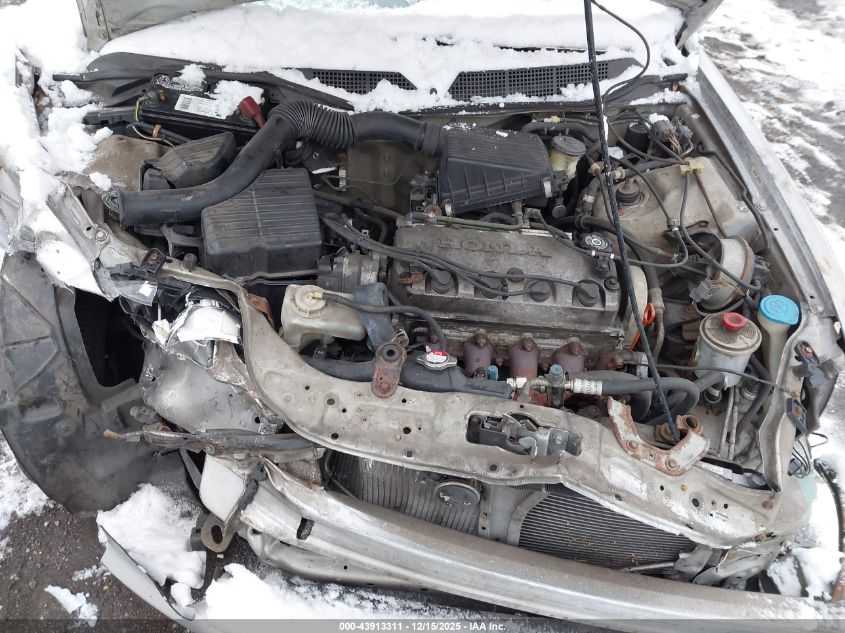 1998 Honda Civic Lx VIN: 2HGEJ6670WH613641 Lot: 43913311