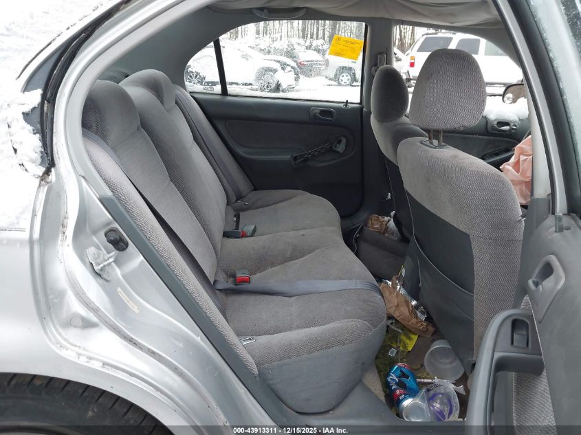 1998 Honda Civic Lx VIN: 2HGEJ6670WH613641 Lot: 43913311