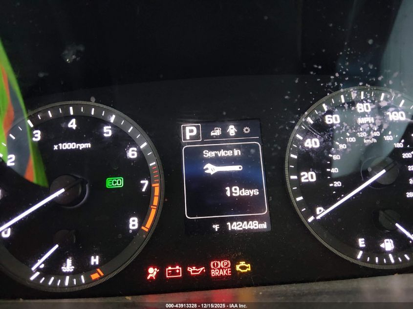 2015 Hyundai Sonata Se VIN: 5NPE24AF7FH069144 Lot: 43913328