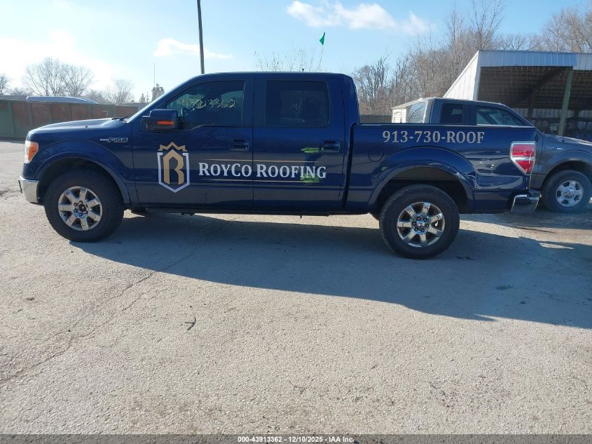 2012 Ford F-150 Lariat VIN: 1FTFW1ET1CFA42809 Lot: 43913362