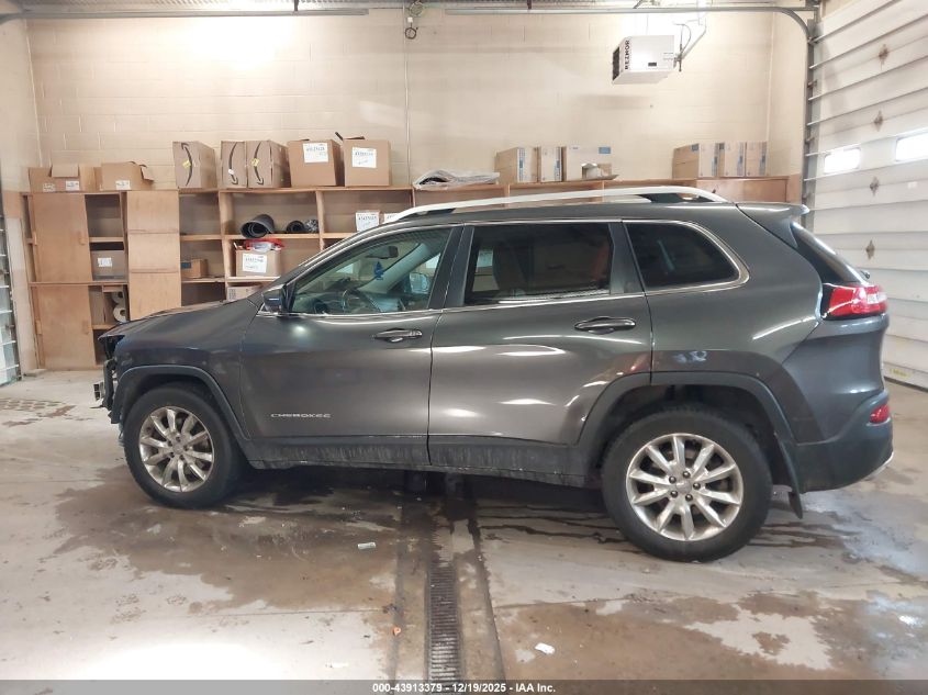 2015 Jeep Cherokee Limited VIN: 1C4PJMDS5FW606740 Lot: 43913379
