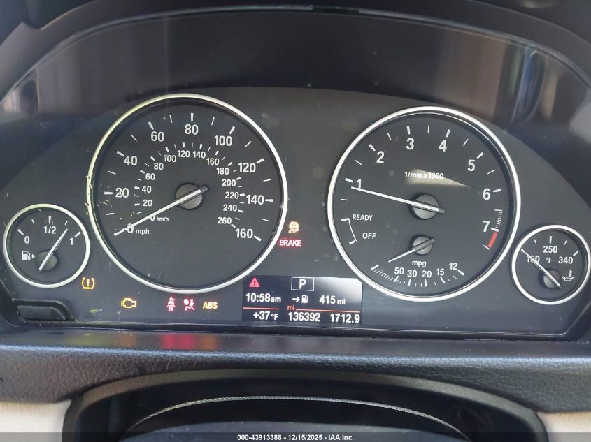 2015 BMW 320I VIN: WBA3B1C53FK137769 Lot: 43913388