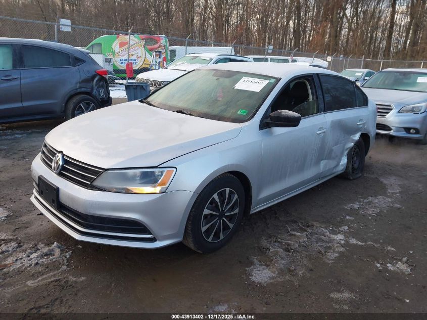 2016 Volkswagen Jetta 1.4T S VIN: 3VW267AJ3GM211432 Lot: 43913402