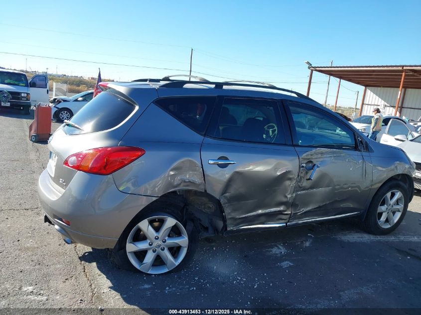 2009 Nissan Murano Sl VIN: JN8AZ18U99W105545 Lot: 43913453