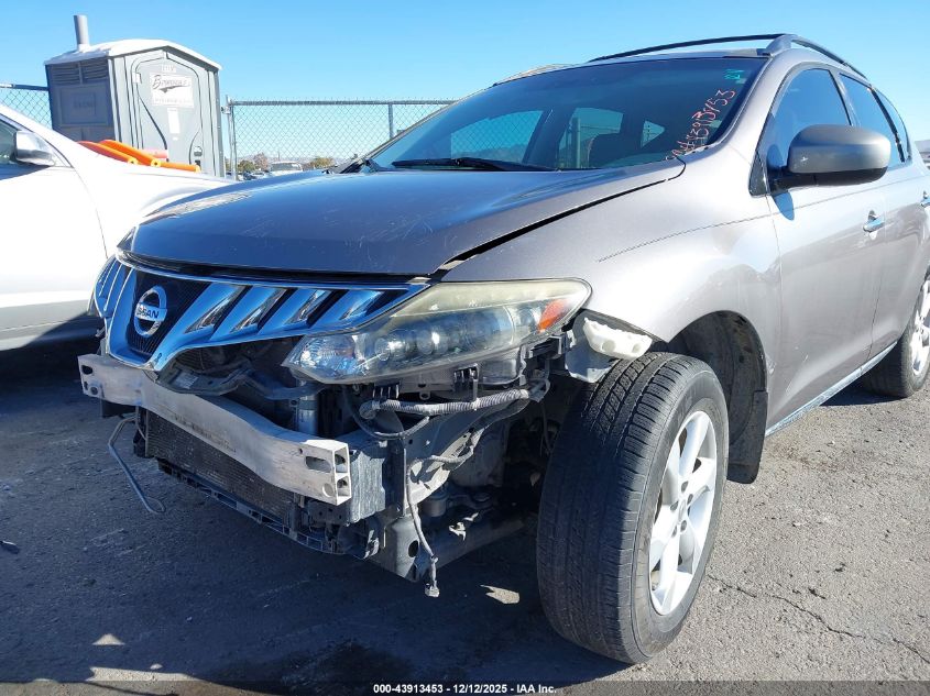 2009 Nissan Murano Sl VIN: JN8AZ18U99W105545 Lot: 43913453