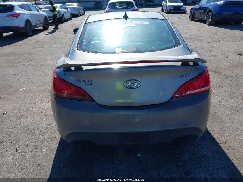 2010 Hyundai Genesis 2.0T Track VIN: KMHHT6KD3AU022125 Lot: 43913455