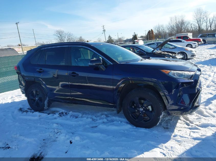 2020 Toyota Rav4 Hybrid Xse VIN: 2T3EWRFV7LW060353 Lot: 43913456