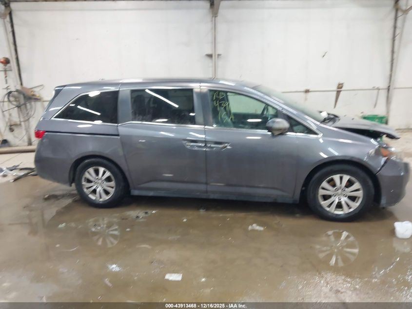 2015 Honda Odyssey Ex-L VIN: 5FNRL5H60FB028136 Lot: 43913468