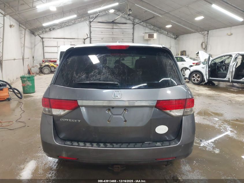 2015 Honda Odyssey Ex-L VIN: 5FNRL5H60FB028136 Lot: 43913468