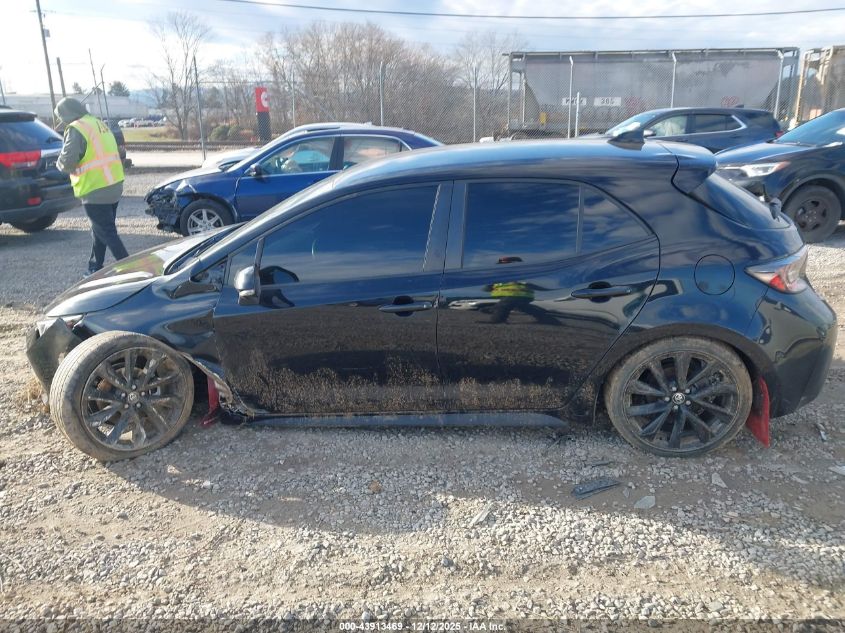 2021 Toyota Corolla Se Nightshade Edition VIN: JTND4MBE0M3118605 Lot: 43913469