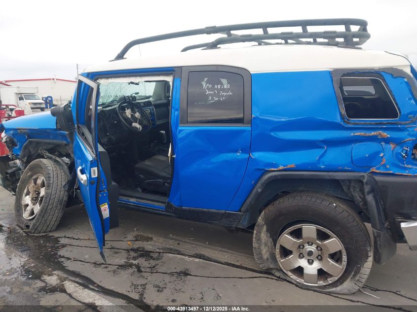 2007 Toyota Fj Cruiser VIN: JTEBU11F170065936 Lot: 43913497