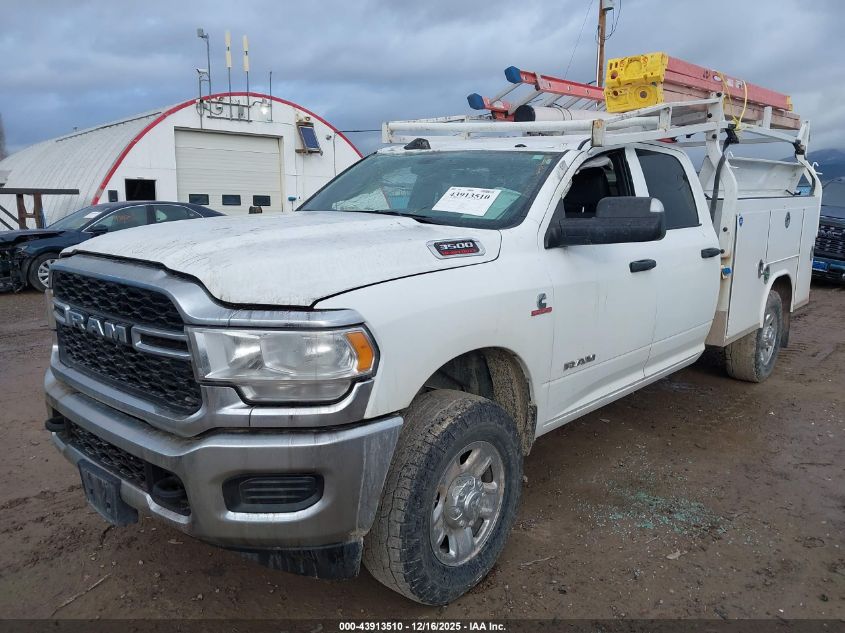 2022 Ram 3500 Tradesman 4X4 8' Box VIN: 3C63R3GL6NG276956 Lot: 43913510