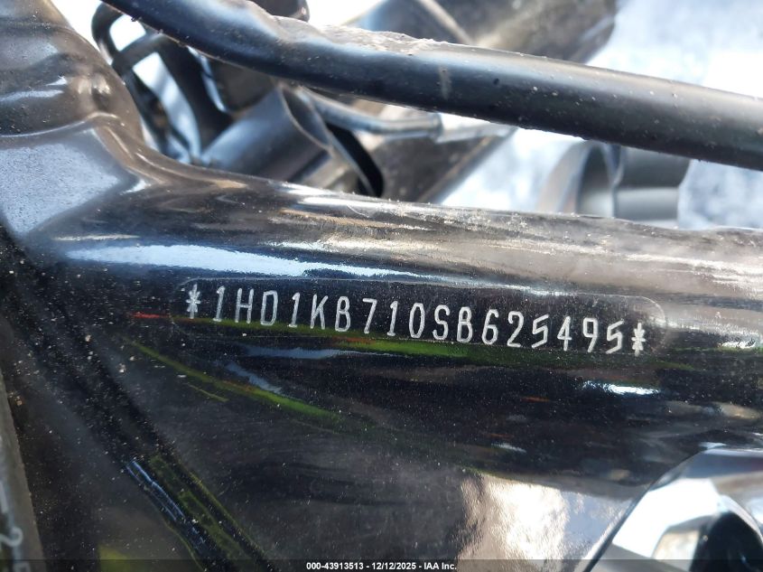 2025 Harley-Davidson Flhx VIN: 1HD1KB710SB625495 Lot: 43913513