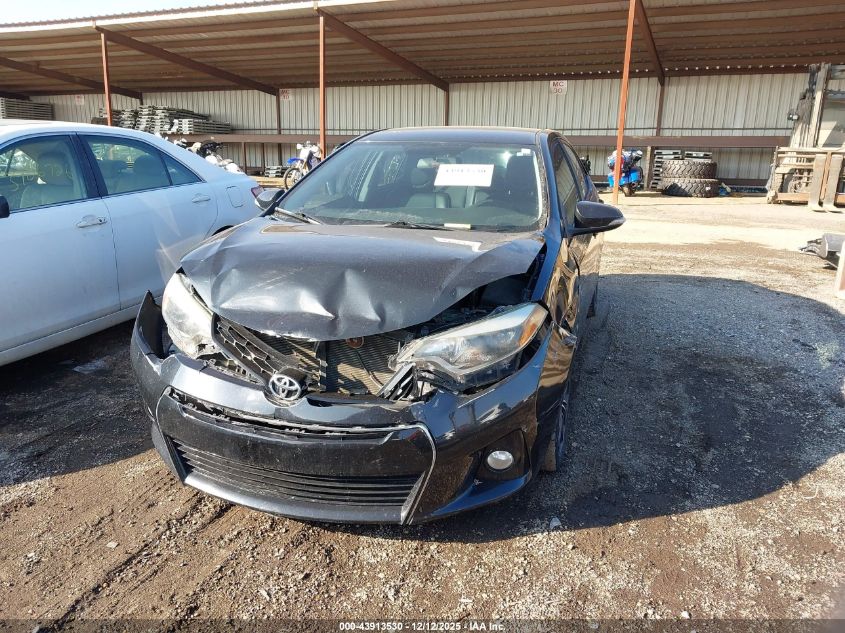 2015 Toyota Corolla S Plus VIN: 2T1BURHE7FC465231 Lot: 43913530