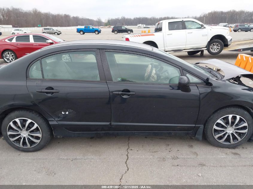 2009 Honda Civic Lx VIN: 19XFA16539E043963 Lot: 43913551