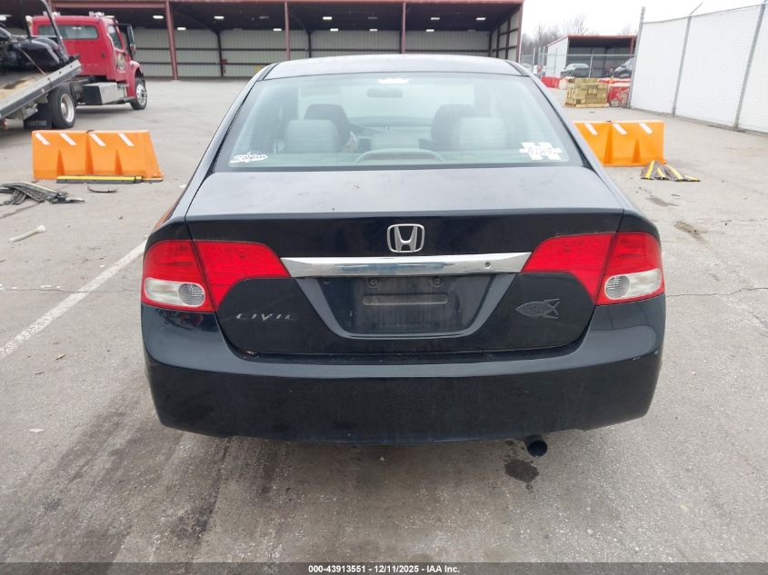 2009 Honda Civic Lx VIN: 19XFA16539E043963 Lot: 43913551